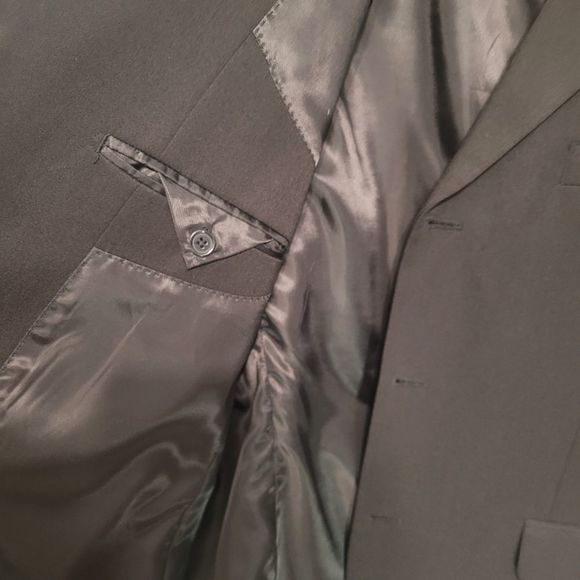 Massimo Moda Collezione Black 42 Short 107 Suit Vest - Picture 3 of 5